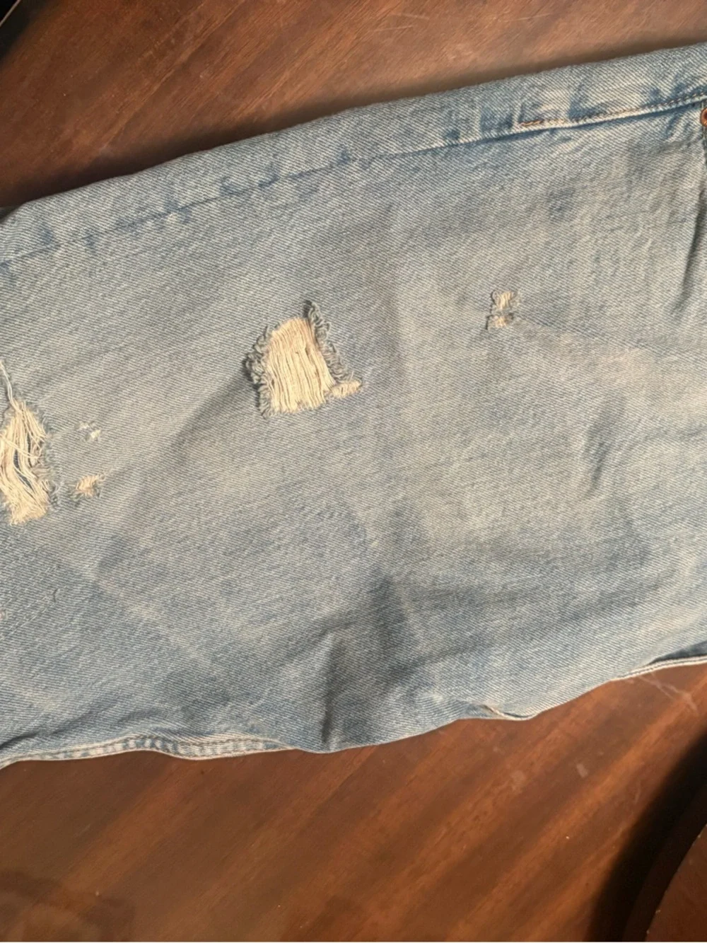 Levi's Light Blue Denim Jeans with Tan Patch
